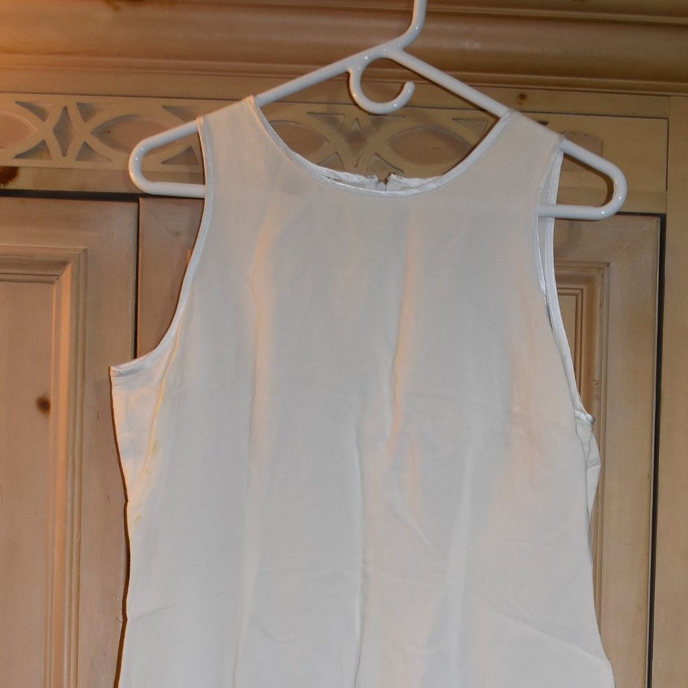 Ivory Maxi Dress With Ribbon Details